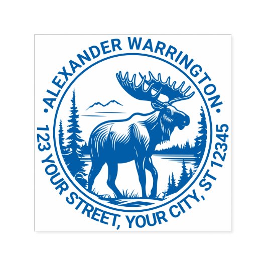 フォレストの景観名のマウスRetアドレス#2 セルフインキングスタンプ (デザイン)