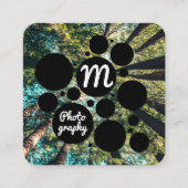 フォレストの木 |野生生物写真 スクエア名刺 (正面)