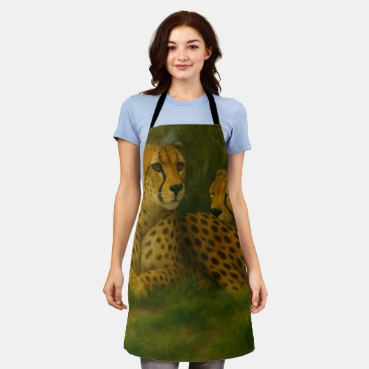 フォレストの設定でCheetah Duoを休息 エプロン (着用した状態)