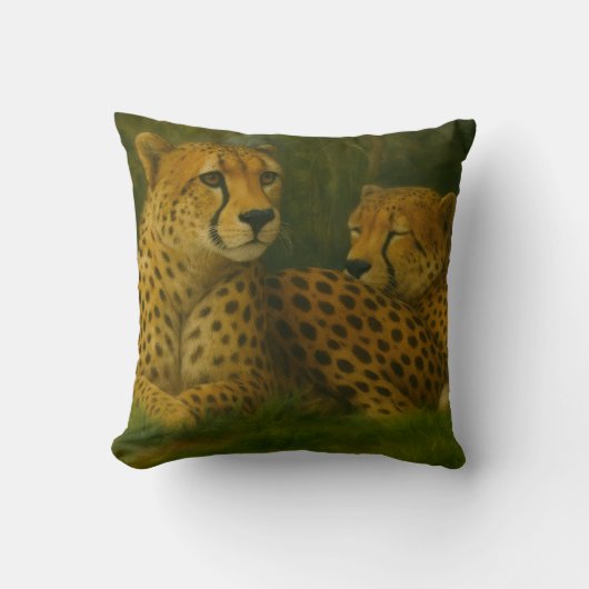 フォレストの設定でCheetah Duoを休息 クッション (正面)