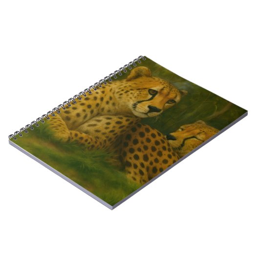 フォレストの設定でCheetah Duoを休息 ノートブック (左側)