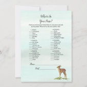 フォレストアドベンチャーあなたの財布デアゲームの中に何がある 招待状 (正面)