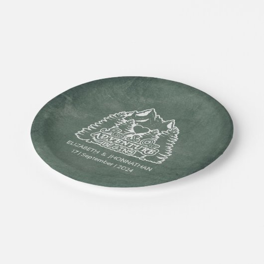 フォレストアドベンチャーが引用文素朴グリーン結婚ズを開始 ペーパープレート (アングル)