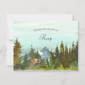 フォレストアドベンチャーディアベビーシャワーRSVP 出欠カード (正面)