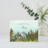 フォレストアドベンチャーディアベビーシャワーRSVP 出欠カード (スタンド正面)