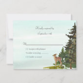 フォレストアドベンチャーディアベビーシャワーRSVP 出欠カード (裏面)