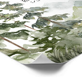 フォレストアドベンチャーベビーシャワーへようこそ ポスター (角)