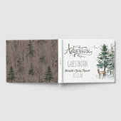 フォレストアドベンチャーベビーシャワーガール ゲストブック (全面)