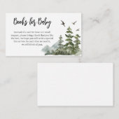 フォレストアドベンチャーベビーシャワーベビー エンクロージャーカード (正面/裏面)