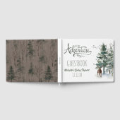 フォレストアドベンチャーベビーシャワーボーイ ゲストブック (全面)