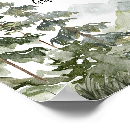 フォレストアドベンチャーベビーシャワーマママオサバー ポスター (角)