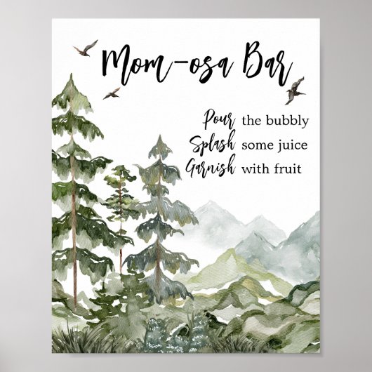 フォレストアドベンチャーベビーシャワーマママオサバー ポスター (正面)