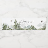 フォレストアドベンチャーベビーシャワー ペットボトルラベル (シングルラベル)