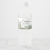 フォレストアドベンチャーベビーシャワー ペットボトルラベル (正面)