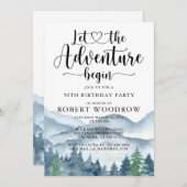 フォレストアドベンチャーマウンテンズ50thバースデーパーティー 招待状 (正面/裏面)