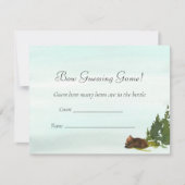 フォレストアドベンチャー推測数ゲーム クマ 招待状 (正面)