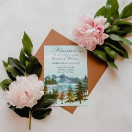 フォレストアドベンチャー素朴鹿ベビーシャワー 招待状