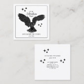 フォレストアドベンチャー自然ガイド スクエア名刺 (正面/裏面)