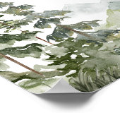 フォレストアドベンチャー赤ちゃんシャワーおむつラッフル ポスター (角)