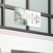 フォレストアドベンチャー開始 ブライズパーティ 横断幕 (ビルの外側)