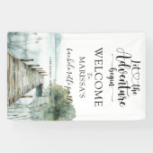 フォレストアドベンチャー開始 ブライズメイドパーティー 横断幕 (横)