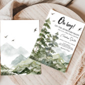 フォレストアドベンチャー ベビーシャワー招待状 招待状