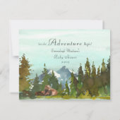 フォレストアドベンチャー ベビー名提案 熊のゲーム 招待状 (裏面)