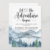 フォレストアドベンチャー マウンテンズ リタイアメントパーティー 招待状 (正面/裏面)