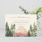 フォレストアドベンチャー |木の赤ちゃんシャワー 招待状 (スタンド正面)