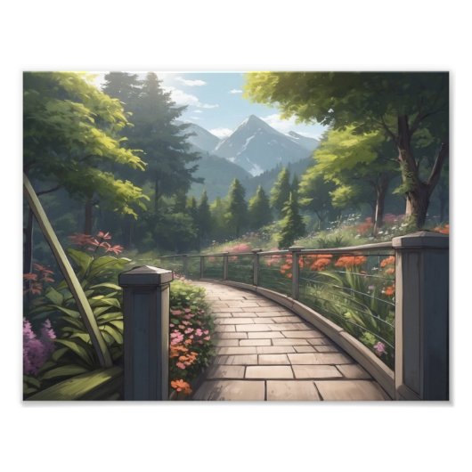 フォレストイラストレーション フォトプリント            (正面)