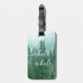 フォレストインハレエクヘール引用文やる気を起こさせる自然 ラゲッジタグ (裏面縦)