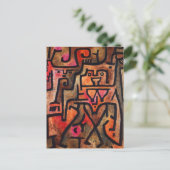 フォレストウィッチポールクレー抽象芸術アート ポストカード (スタンド正面)