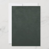 フォレストウィッチ グリーン フローラル ウェディング サンクユーカード サンキューカード (裏面)