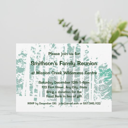 フォレストウィルダネスアウトドアパーク懇親会 招待状 (スタンド正面)