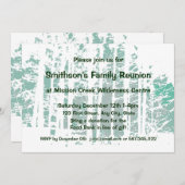 フォレストウィルダネスアウトドアパーク懇親会 招待状 (正面/裏面)