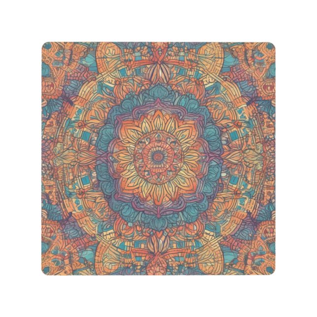 フォレストウイスパーズウォールアート – メタルウォールアート メタルプリント (正面)