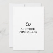 フォレストウェディング 招待状 (裏面)