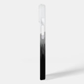 フォレストウォッチタワーミニマリスト電話ケースブラック&with Case-Mate iPhoneケース (裏面 / 左)