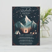 フォレストウッドスカイツリーファイアーキャンピングブライダルシャワー 招待状 (スタンド正面)