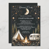 フォレストウッドスカイツリー火キャンピングリハーサルディナー 招待状 (正面/裏面)