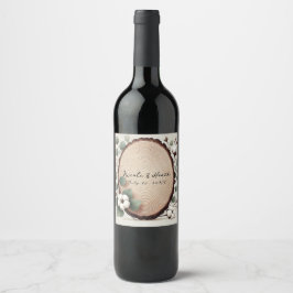 フォレストウッドユーカリ&コットン素朴ズ結婚 ワインラベル