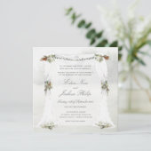 フォレストウッドランドアウトドアチュパ結婚ス 招待状 (スタンド正面)