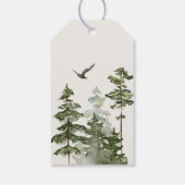 フォレストウッドランドアドベンチャーアウェイツメッセージカード ギフトタグ (裏面)