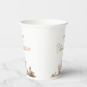 フォレストウッドランドアニマルズ子供の誕生日パーティー 紙コップ (右)