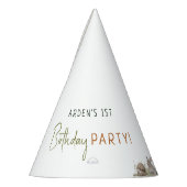 フォレストウッドランドアニマルズ子供の誕生日 パーティーハット (左)