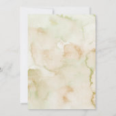 フォレストウッドランドアニマル1歳の誕生日招待状 招待状 (裏面)