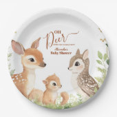 フォレストウッドランドオーディアー ペーパープレート (正面)