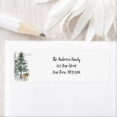 フォレストウッドランドディアパイン差出人住所 ラベル (インサイチュ)