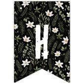 フォレストウッドランドフォト誕生日バンティング バンティングフラッグ (第2の旗)