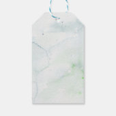 フォレストウルフベビーシャワーギフトラベル ギフトタグ (裏面)